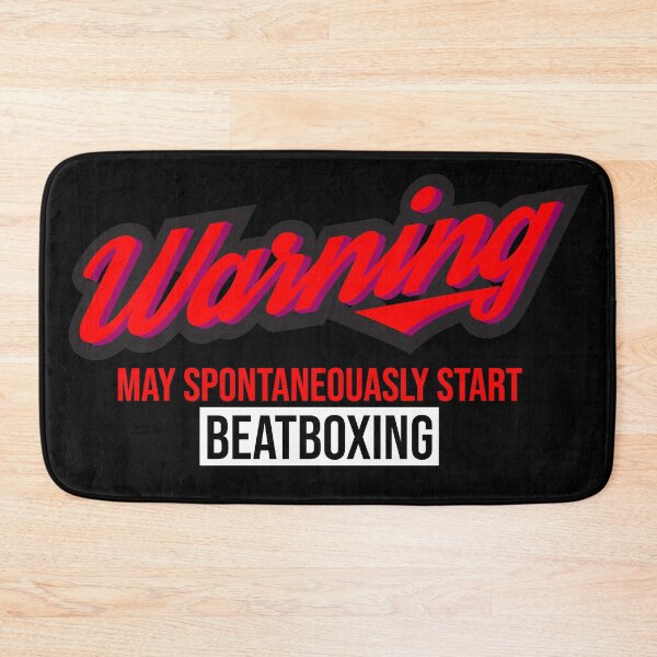 Item preview, Beatboxer Saying - Warning May Spontaneously Start BeatBoxing designed and sold by WhiteTears.