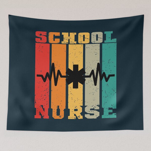 Item preview, School Nurse Vintage Rainbow designed and sold by DebbisPalette.