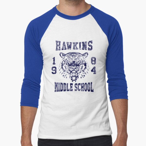 Hawkins Middle School Pride Baseball ¾ Sleeve T-Shirt