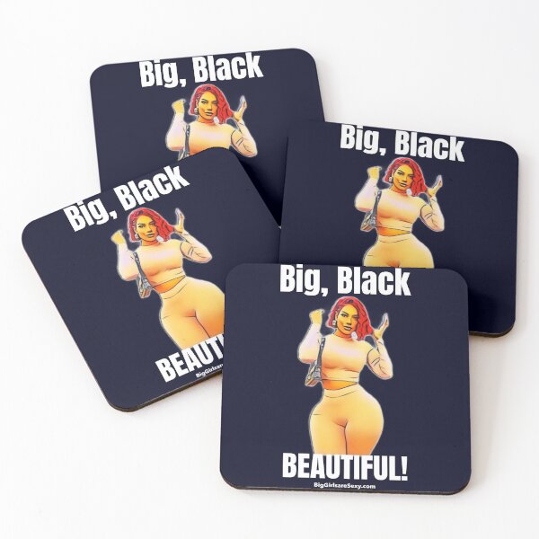 Item preview, Big Black and Beautiful- BigGirlareSexy.com designed and sold by BigGirlsareSexy.