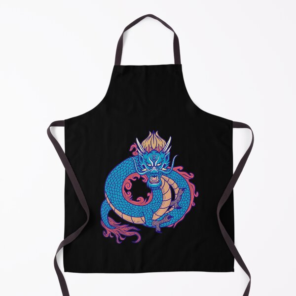 Item preview, cool big blue chinese dragon designed and sold by FalkDania.