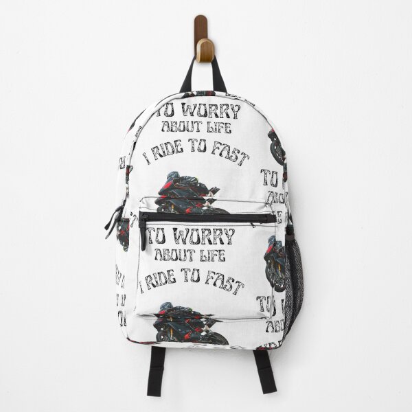 Item preview, I RIDE, TO FAST, TO WORRY, ABOUT LIFE, BIKE MEME,  designed and sold by R B Chrystal.