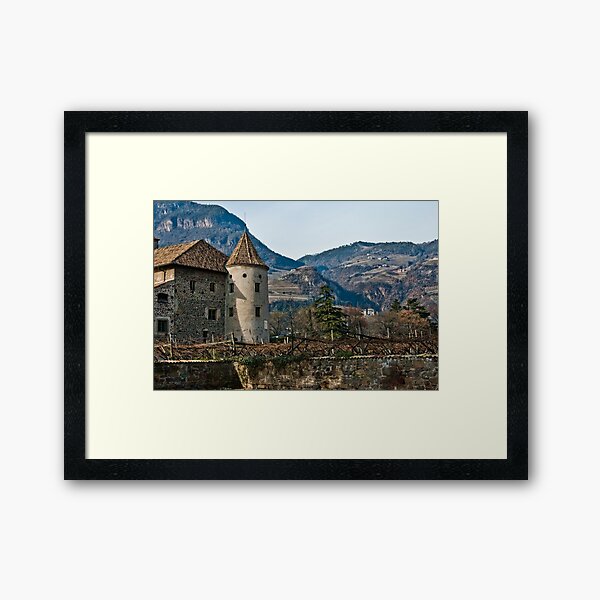Schloss Maretsch (Castello Mareccio), Bolzano/Bozen, Italy Framed Art Print