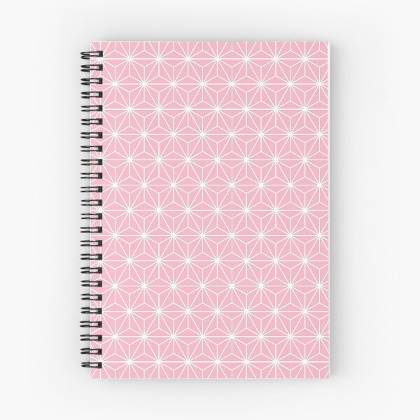 Item preview, Cherry Blossom Pink White Asanoha - Japanese Traditional Pattern designed and sold by KinitaDesign.