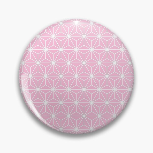 Item preview, Cotton Candy Pink White Asanoha - Japanese Traditional Pattern designed and sold by KinitaDesign.
