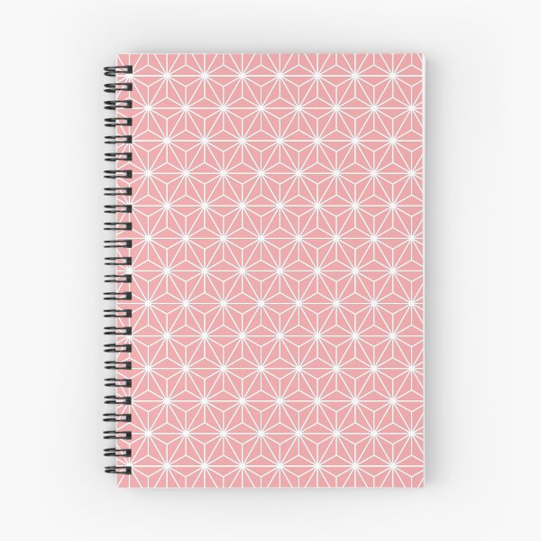 Item preview, Plum Blosom Pink White Asanoha - Japanese Traditional Pattern designed and sold by KinitaDesign.