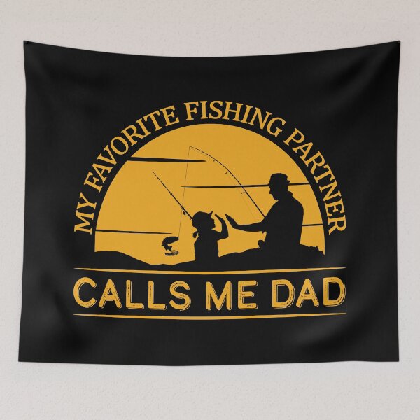 Item preview,   My Favorite Fishing Partner Calls Me Dad designed and sold by david parry.