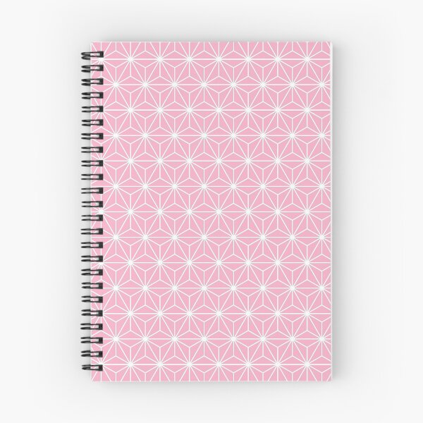 Item preview, Nadeshiko Pink White Asanoha - Japanese Traditional Pattern designed and sold by KinitaDesign.