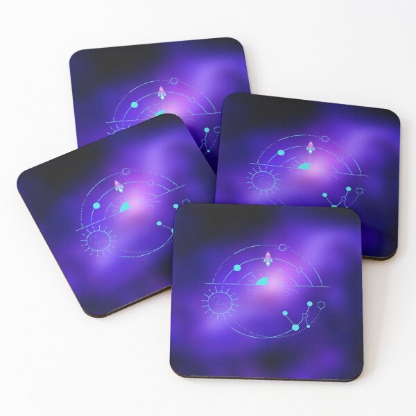 Item preview, Space Blurring Clouds in Black and Blue designed and sold by SpaceTimeSecret.