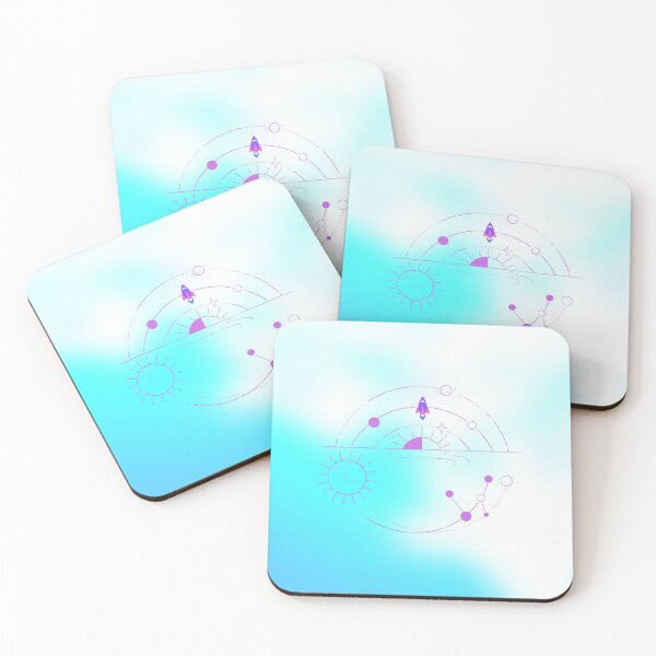 Item preview, Space Blurring Clouds in Light Blue designed and sold by SpaceTimeSecret.