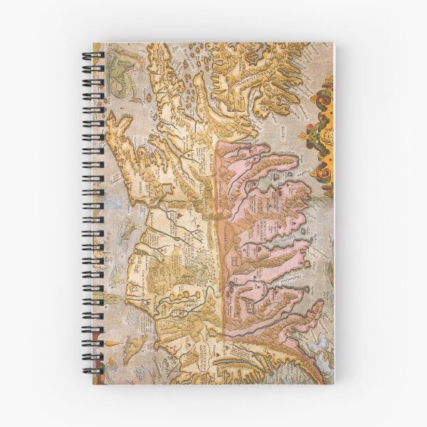 Item preview, Vintage Map of Iceland (1590) designed and sold by BravuraMedia.