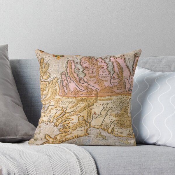 Item preview, Vintage Map of Iceland (1590) designed and sold by BravuraMedia.