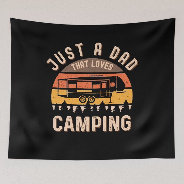 Item preview, Just a dad that loves camping designed and sold by Echo Dusk.