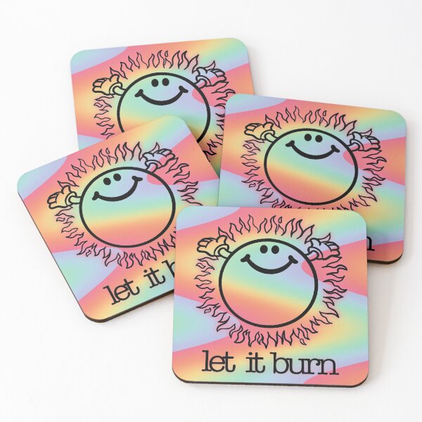 Item preview, Let it burn, smiley face designed and sold by sm-pht.