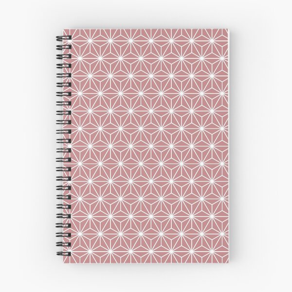 Item preview, Old Rose Pink White Asanoha - Japanese Traditional Pattern designed and sold by KinitaDesign.