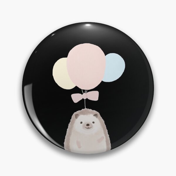 Item preview, night with cute hedgehog pins  designed and sold by yellrelang.