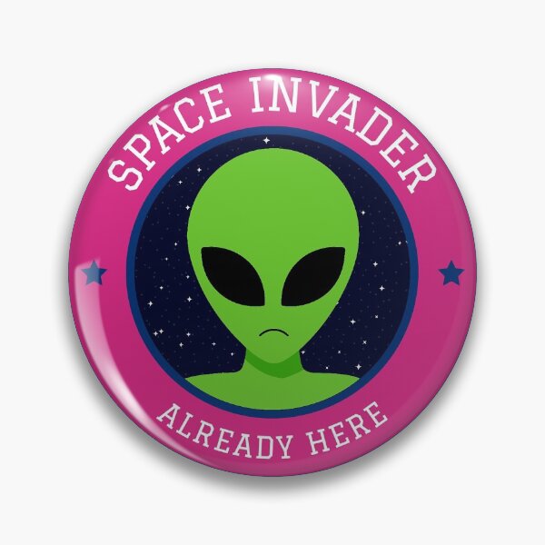 Item preview, Space Invader already here designed and sold by fackandflow.