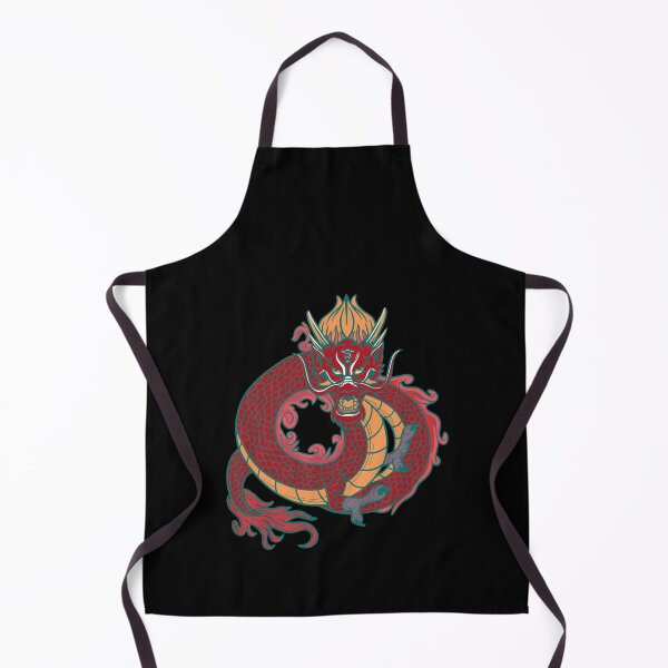 Item preview, cool big red chinese dragon designed and sold by FalkDania.