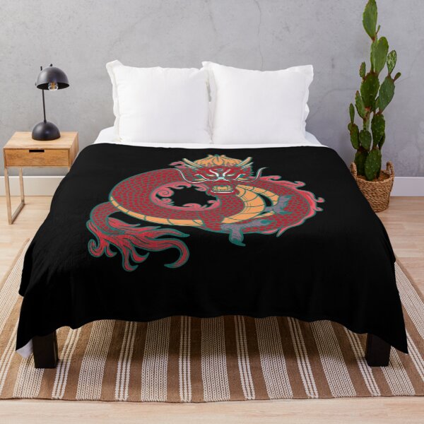 Item preview, cool big red chinese dragon designed and sold by FalkDania.