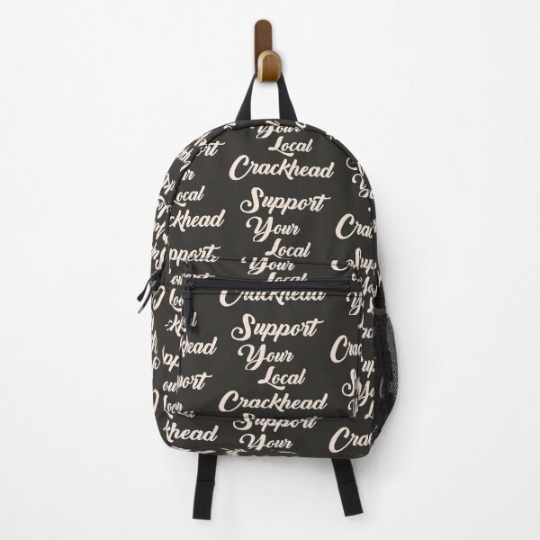 Item preview, SUPPORT YOUR LOCAL CRACKHEAD FUNNY SARCASM PILLOWCASE designed and sold by aydapadi.