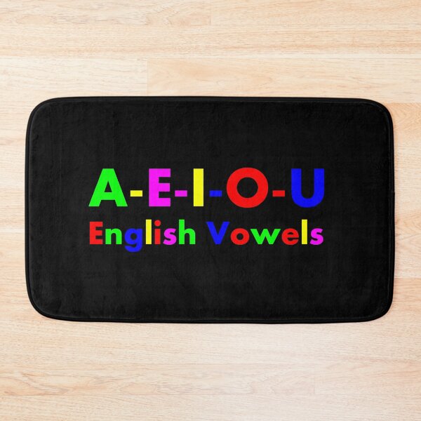 Item preview, English vowels designed and sold by Asd-Juggy.