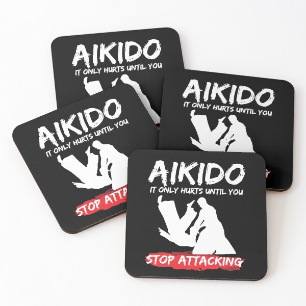 Item preview, Funny Aikido Style It Only Hurts Until You Stop Attacking designed and sold by Nessshirts.