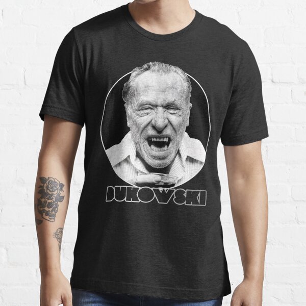 Retro Charles Bukowski Tribute Essential T-Shirt for Sale by acquiesce13