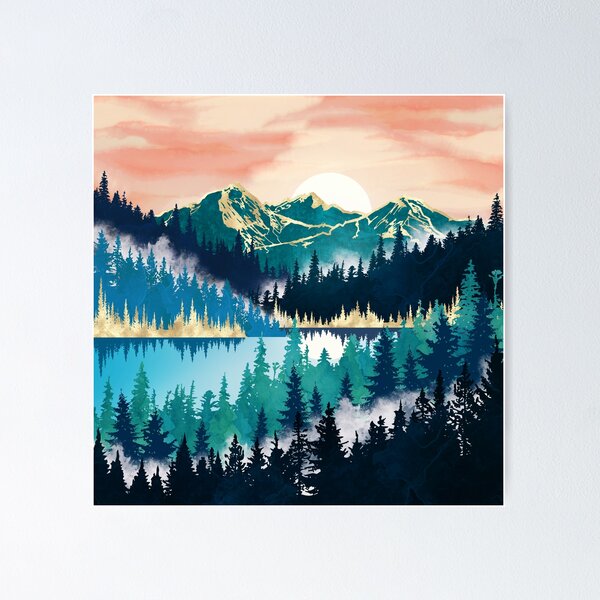 Item preview, Lake Mist designed and sold by spacefrogdesign.