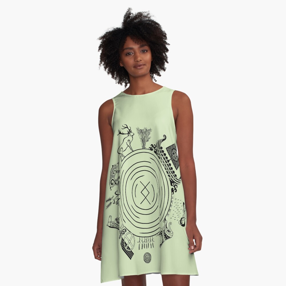 Item preview, A-Line Dress designed and sold by CorpseCafe.