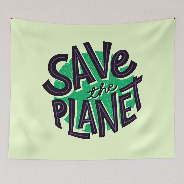 Item preview, save the planet designed and sold by DareRabbit.