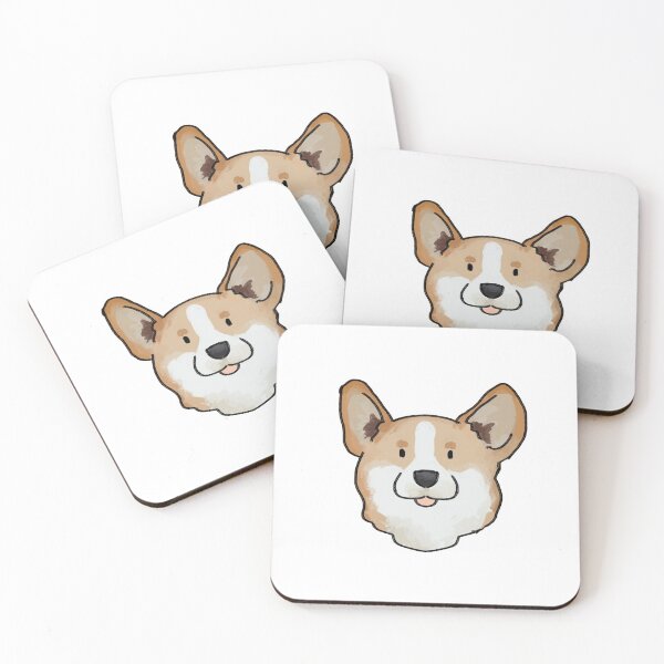 Artikelvorschau, Corgi Gesicht entworfen und verkauft von ellielouised.