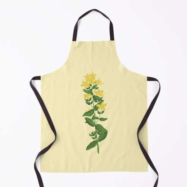 Item preview, St. John's wort botanical drawing designed and sold by Luaillustration.