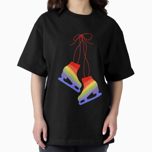 Item preview, Take your skates & pride rainbow skates designed and sold by evangelineonice.