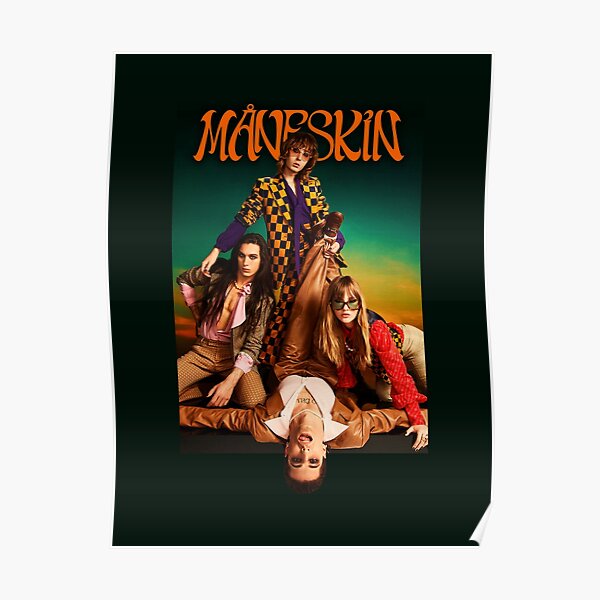 Måneskin rock band Maneskin Poster