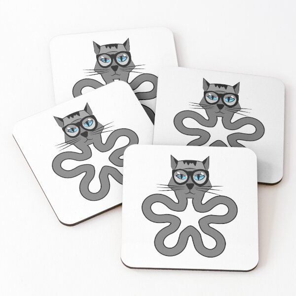 Item preview, Freak Cat Wearing Glasses designed and sold by emhoteb.