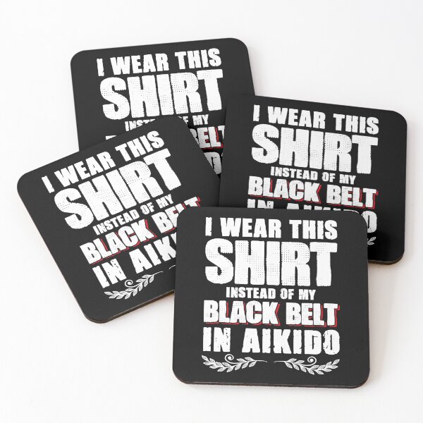 Item preview, Japanese Aikido Martial Arts Techniques Aikido Black Belt designed and sold by Nessshirts.