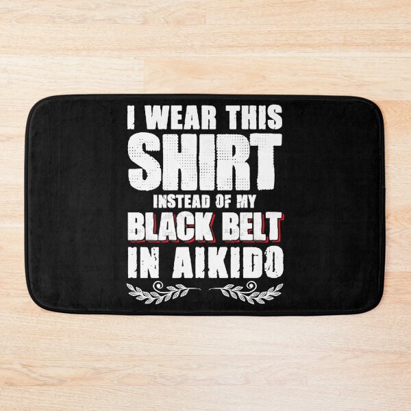 Item preview, Japanese Aikido Martial Arts Techniques Aikido Black Belt designed and sold by Nessshirts.