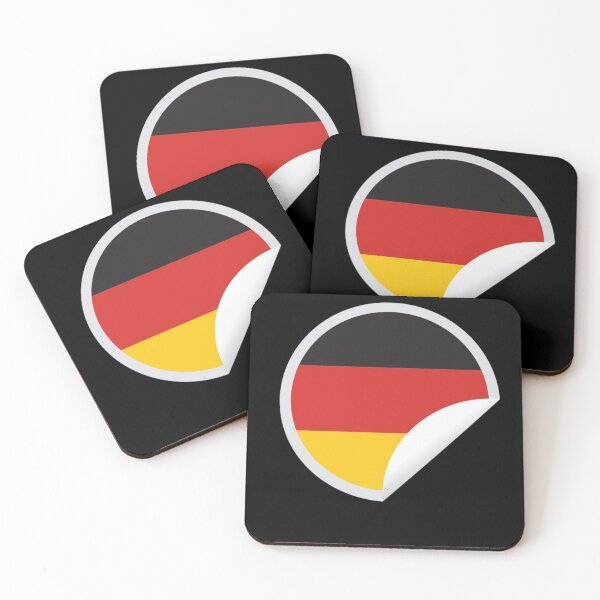 Item preview, Peeling sticker with the German flag designed and sold by mewsis.