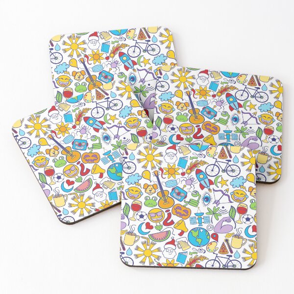 Item preview, A world of emojis in a cool pattern design designed and sold by Zoo-co.