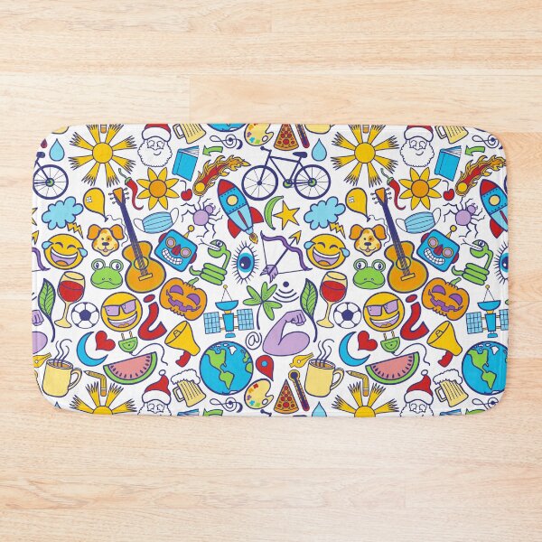 Item preview, A world of emojis in a cool pattern design designed and sold by Zoo-co.
