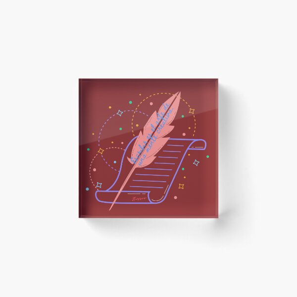 Item preview, Writing is Art designed and sold by LibrosBOOKtique.