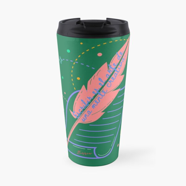 Writing is Art Travel Coffee Mug