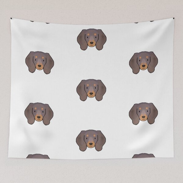 Item preview, sausage dog face designed and sold by ellielouised.
