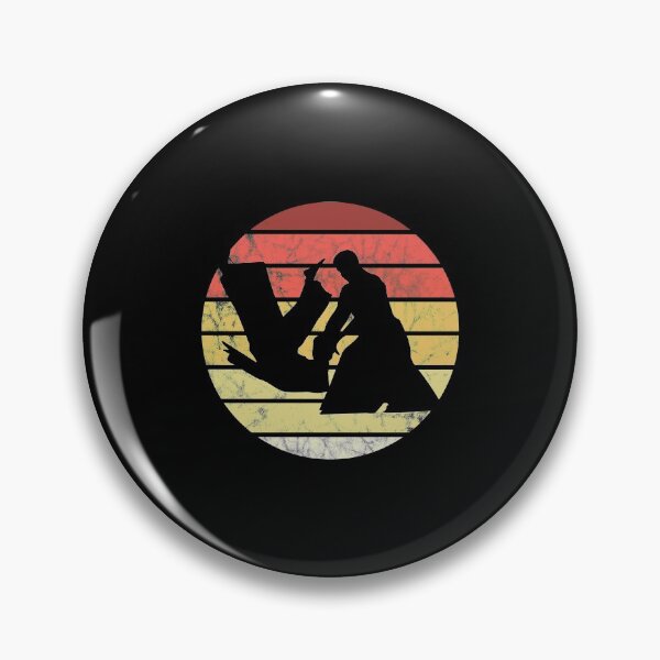 Artikelvorschau, Retro Aikido Japanische Aikido Kampfkunsttechniken entworfen und verkauft von Nessshirts.