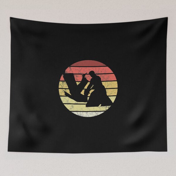 Item preview, Retro Aikido Japanese Aikido Martial Arts Techniques designed and sold by Nessshirts.