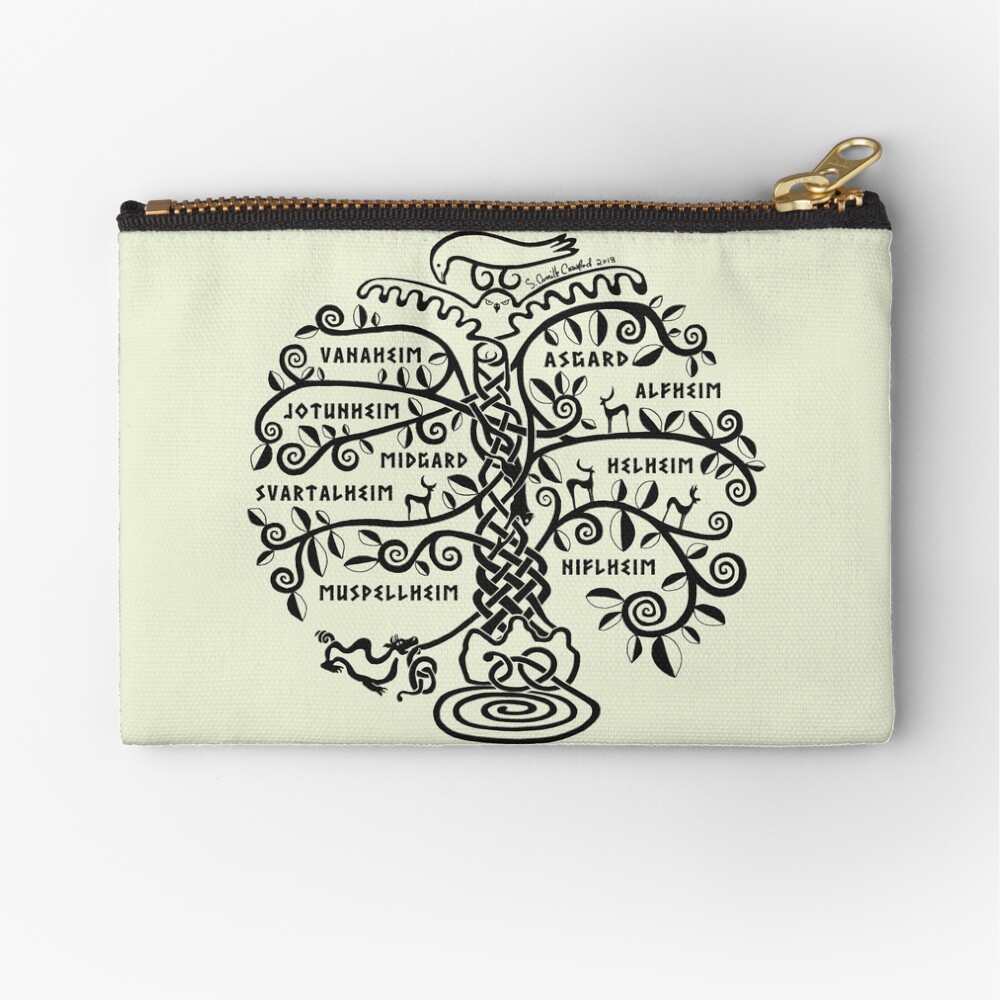 The World Tree - Yggdrasil Zipper Pouch