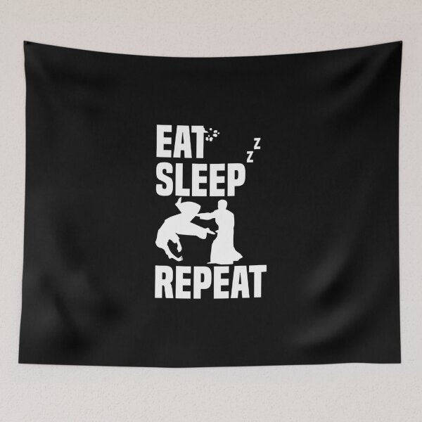 Item preview, Eat Sleep Kokyu Nage Aikido Repeat Aaikido Techniques designed and sold by Nessshirts.