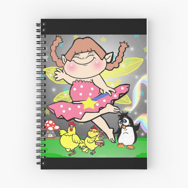 Item preview, Fairy dancing party - penguin and chickens  designed and sold by Shirley cute art .