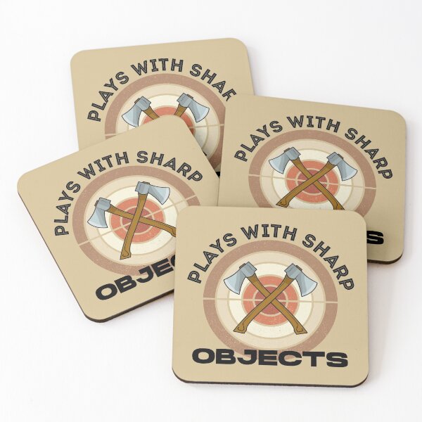 Item preview, Plays with sharp objects, dark text funny 13th june of axe throwing, funny axe throwing with abstract vintagecutted wood background designed and sold by SGS-.