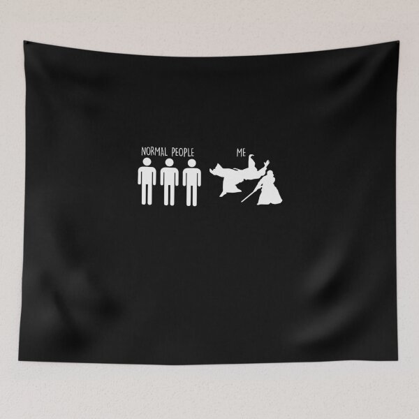Item preview, Normal People Me Practicing Aikido Tachi Dori Techniques designed and sold by Nessshirts.
